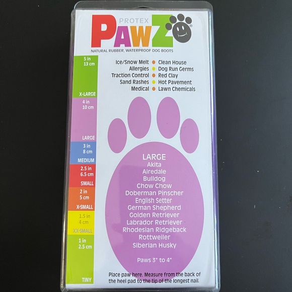 PAWZ Dog Rubber Boots - Picture 2 of 2